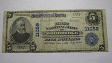 Load image into Gallery viewer, $5 1902 Woodridge New York NY National Currency Bank Note Bill Ch. #11059 RARE