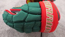Load image into Gallery viewer, Mikael Granlund Minnesota Wild Game Worn Warrior Luxe Pro Stock Hockey Gloves 14