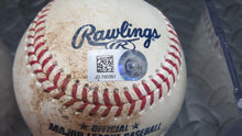Load image into Gallery viewer, 2019 Rosell Herrera Miami Marlins Game Used Double MLB Baseball! 2B Hit Nats