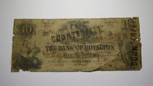 Load image into Gallery viewer, $10 1861 Royalton Vermont VT Obsolete Currency Bank Note Bill! Bank of Royalton