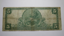 Load image into Gallery viewer, $5 1902 Gaffney South Carolina SC National Currency Bank Note Bill Ch. #10655