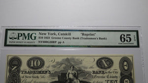 $10 1823 Catskill New York NY Obsolete Currency Bank Note Bill! Reprint UNC65EPQ