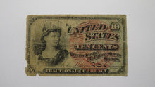 Load image into Gallery viewer, 1863 $.10 Fourth Issue Fractional Currency Obsolete Bank Note Bill 4th Good