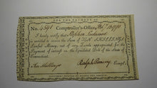 Load image into Gallery viewer, 1790 10s Connecticut Comptroller&#39;s Office Colonial Currency Note Ralph Pomeroy!