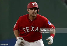 Load image into Gallery viewer, 2019 Tim Federowicz Texas Rangers Game Issued Worn MLB Baseball Jersey 100 Patch