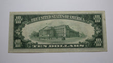 Load image into Gallery viewer, $10 1934-A Gutter Fold Error Federal Reserve Bank Note Currency Bill Very Fine!