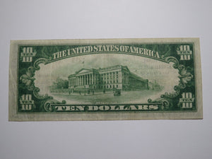 $10 1929 Warren Ohio OH National Currency Bank Note Bill Charter #2479 Very Fine
