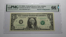 Load image into Gallery viewer, $1 1988 Repeater Serial Number Federal Reserve Currency Bank Note Bill PMG UNC66