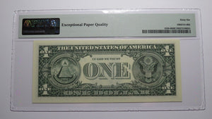 $1 2003 Repeater Serial Number Federal Reserve Currency Bank Note Bill PMG UNC66