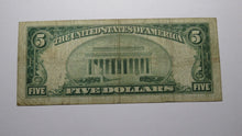 Load image into Gallery viewer, $5 1929 Reno Nevada NV National Currency Bank Note Bill Charter #7038 RARE!