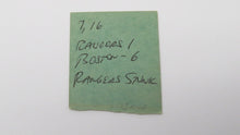 Load image into Gallery viewer, October 13, 1971 New York Rangers V Boston Bruins Hockey Ticket Stub Stanley Cup