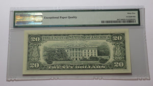 $20 1990 New York City NY Federal Reserve Currency Bank Note Bill PMG UNC65EPQ