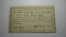 Load image into Gallery viewer, 1791 One Pound Connecticut Comptroller&#39;s Office Colonial Currency Note Pomeroy!