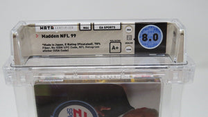 Madden '99 NFL Football Nintendo 64 N64 Factory Sealed Video Game Wata Graded