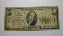 Load image into Gallery viewer, $10 1929 Caldwell New Jersey NJ National Currency Bank Note Bill Ch. #7131 FINE