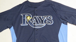 2010 Randy Choate Tampa Bay Rays Game Used Worn ST MLB Baseball Jersey!