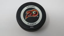 Load image into Gallery viewer, 2000 Calgary Flames Official Bettman NHL Game Puck! Not Used RARE One Year Logo