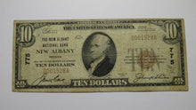 Load image into Gallery viewer, $10 1929 New Albany Indiana IN National Currency Bank Note Bill Ch. #775 FINE