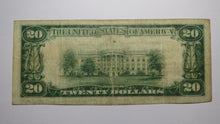 Load image into Gallery viewer, $20 1929 Ashley Pennsylvania PA National Currency Bank Note Bill Ch. #8656 VF