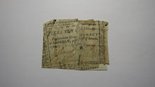 Load image into Gallery viewer, 1761 Ten Shillings North Carolina NC Colonial Currency Bank Note Bill! RARE 10s!