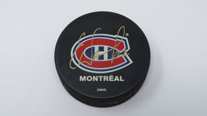 Eric Weinrich Montreal Canadiens Autographed Signed Official NHL Hockey Puck