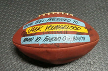 Load image into Gallery viewer, 1978 Jack Youngblood Los Angeles Rams Presentation Game Used NFL Football!