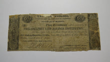 Load image into Gallery viewer, $.06 1837 Philadelphia Pennsylvania PA Obsolete Currency Bank Note Fractional!