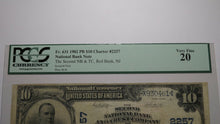 Load image into Gallery viewer, $10 1902 Red Bank New Jersey NJ National Currency Bank Note Bill #2257 VF20 PCGS