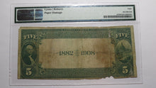 Load image into Gallery viewer, $5 1882 Atlantic City New Jersey NJ National Currency Bank Note Bill #2527 Date!