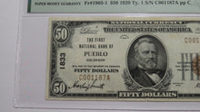 Load image into Gallery viewer, $50 1929 Pueblo Colorado CO National Currency Bank Note Bill Ch. #1833 VF30 PMG