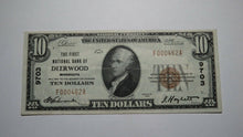 Load image into Gallery viewer, $10 1929 Deerwood Minnesota MN National Currency Bank Note Bill Ch. #9703 XF+