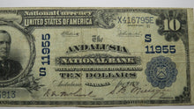 Load image into Gallery viewer, $10 1902 Andalusia Alabama AL National Currency Bank Note Bill! Ch. #11955 FINE+