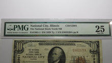 Load image into Gallery viewer, $10 1929 National City Illinois National Currency Bank Note Bill #12991 VF25 PMG