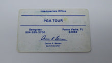 Load image into Gallery viewer, 1994 Payne Stewart PGA Tour Players Tour Card! Signed and Match/Tour Used