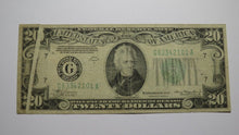 Load image into Gallery viewer, $20 1934-A Gutter Fold Error Federal Reserve Bank Note Currency Bill FINE RARE!