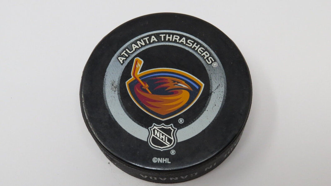 2002-04 Atlanta Thrashers Official Bettman NHL Game Puck Not Used! InGlasco