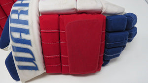2011-12 Ryan Callahan New York Rangers Game Used Worn Warrior Hockey Gloves 14