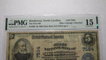 Load image into Gallery viewer, $5 1902 Henderson North Carolina NC National Currency Bank Note Bill Ch. #7564