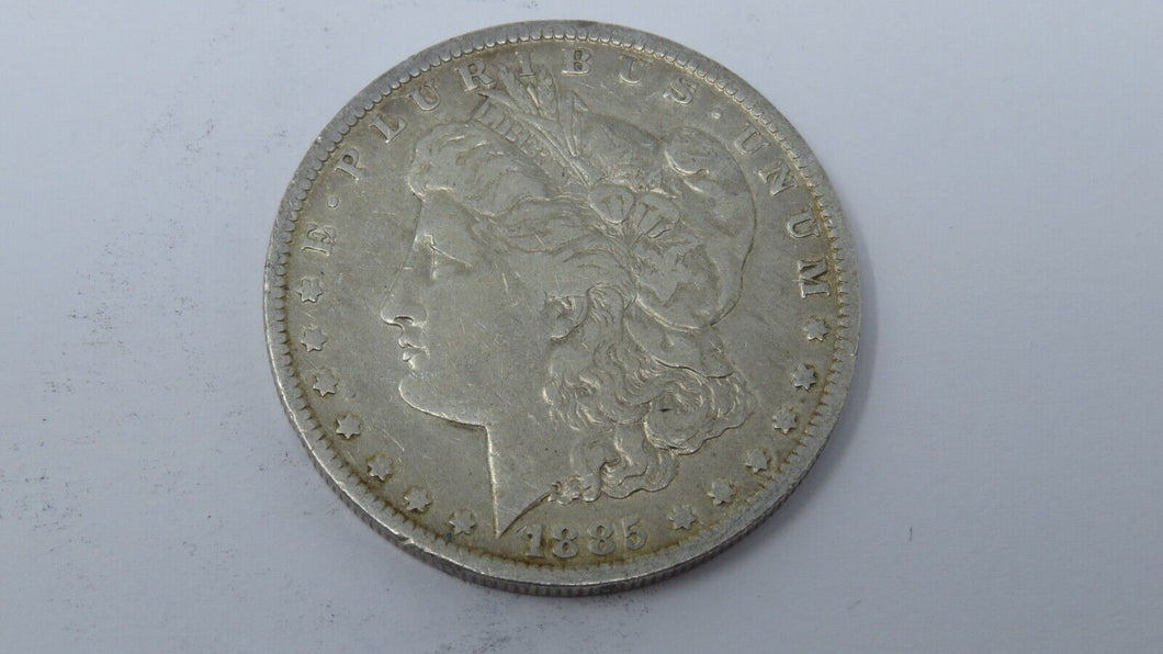$1 1885-O Morgan Silver Dollar!  90% Circulated US Silver Coin Good Date