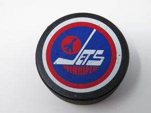 1980's Winnipeg Jets Official Viceroy Souvenir Puck Not Used