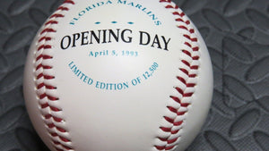 April 5, 1993 Florida Marlins Opening Day Limited Edition /12,500 Baseball! MLB
