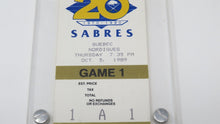 Load image into Gallery viewer, October 5, 1989 Buffalo Sabres Vs. Quebec Nordiques Season Opener Hockey Ticket