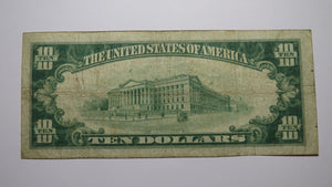 $10 1929 Waverly New York NY National Currency Bank Note Bill Charter #297 Fine