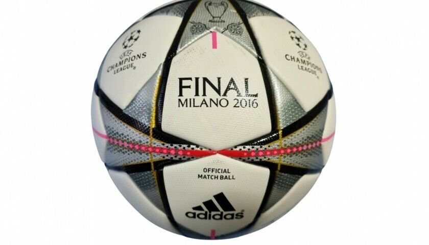 2016 Match Used Real Madrid Manchester City Soccer Ball Cristiano Rona