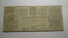Load image into Gallery viewer, $10 1837 Manchester Michigan Obsolete Currency Bank Note Bill Bank of Manchester
